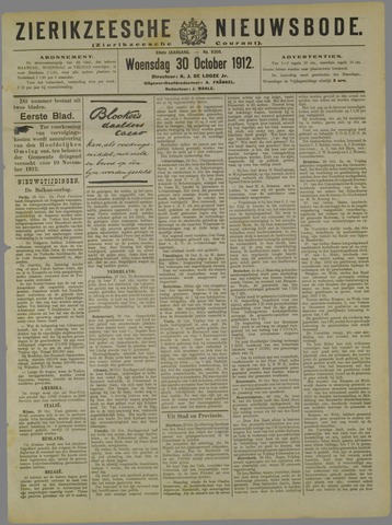Zierikzeesche Nieuwsbode 1912-10-30