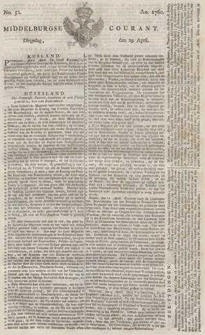 Middelburgsche Courant 1760-04-29