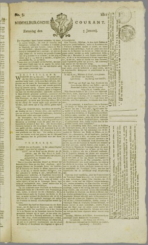 Middelburgsche Courant 1811-01-05