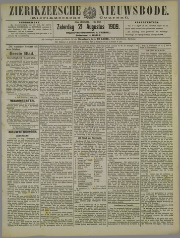 Zierikzeesche Nieuwsbode 1909-08-21