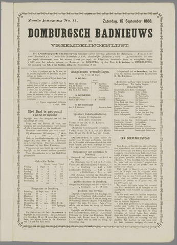 Domburgsch Badnieuws 1888-09-15