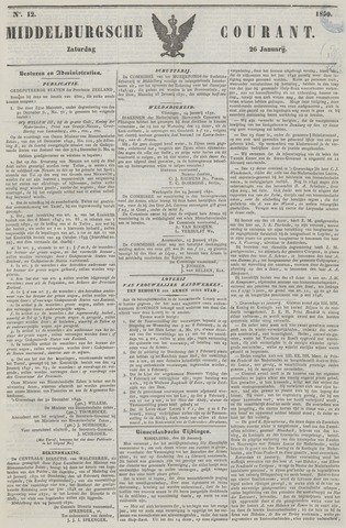 Middelburgsche Courant 1850-01-26