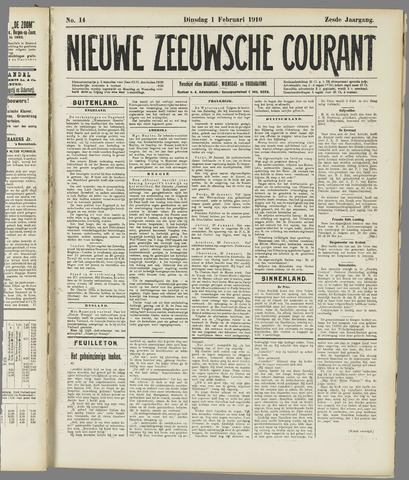 Nieuwe Zeeuwsche Courant 1910-02-01