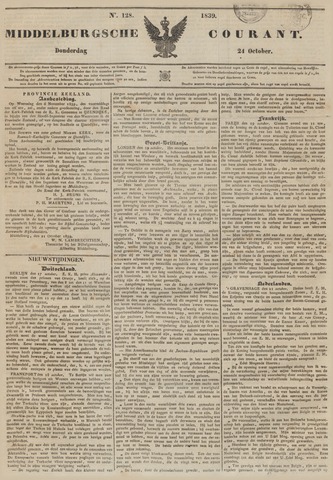 Middelburgsche Courant 1839-10-24