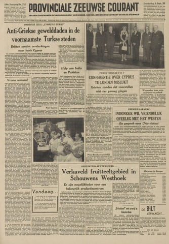Provinciale Zeeuwse Courant 1955-09-08
