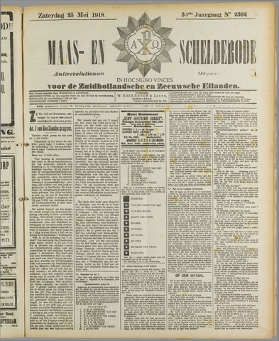 Maas- en Scheldebode 1918-05-25