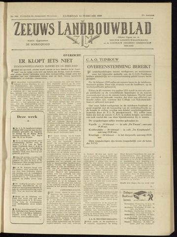 Zeeuwsch landbouwblad ... ZLM land- en tuinbouwblad 1959-02-14