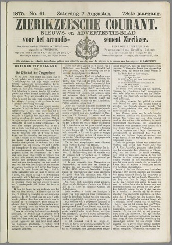 Zierikzeesche Courant 1875-08-07
