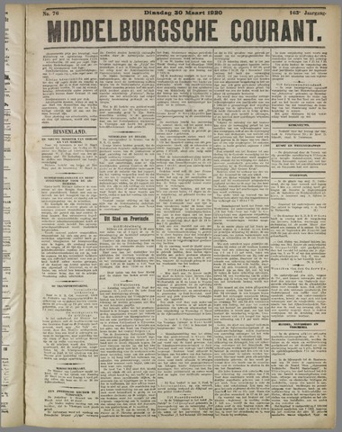 Middelburgsche Courant 1920-03-30