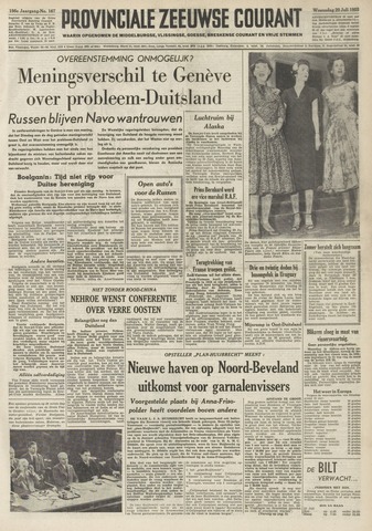 Provinciale Zeeuwse Courant 1955-07-20