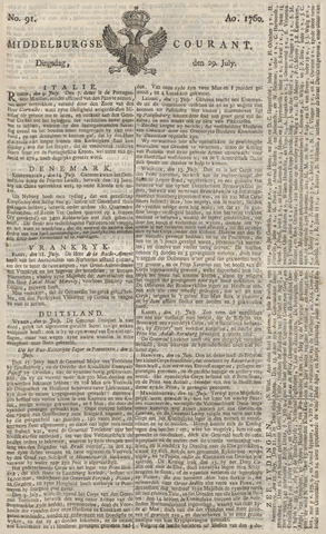 Middelburgsche Courant 1760-07-29