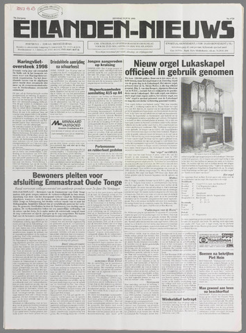 Eilanden-nieuws. Christelijk streekblad op gereformeerde grondslag 1998-07-14