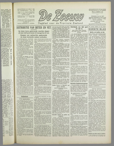 De Zeeuw. Christelijk-historisch nieuwsblad voor Zeeland 1940-07-15