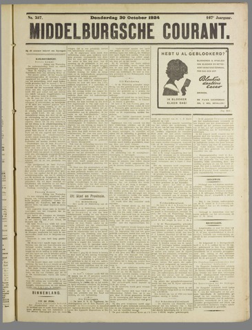 Middelburgsche Courant 1924-10-30