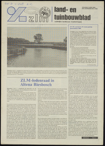Zeeuwsch landbouwblad ... ZLM land- en tuinbouwblad 1985-06-07