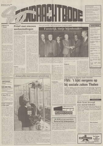 Eendrachtbode /Mededeelingenblad voor het eiland Tholen 1984-03-01