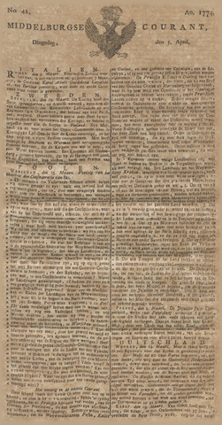 Middelburgsche Courant 1774-04-05