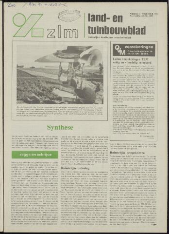 Zeeuwsch landbouwblad ... ZLM land- en tuinbouwblad 1986-11-14