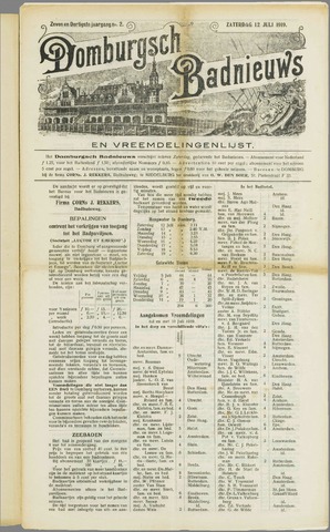 Domburgsch Badnieuws 1919-07-12