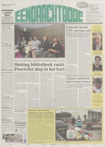 Eendrachtbode /Mededeelingenblad voor het eiland Tholen 2009-09-17