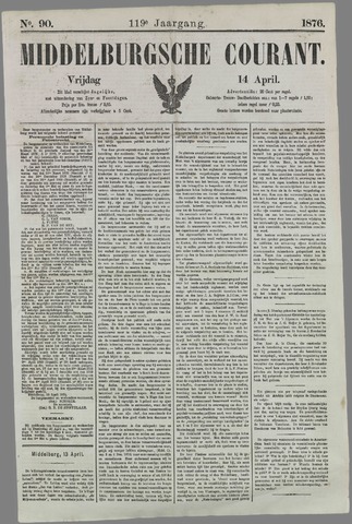 Middelburgsche Courant 1876-04-14
