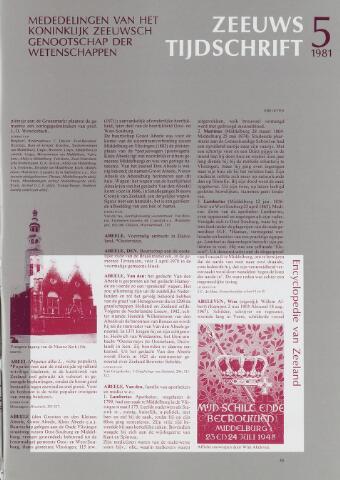 Zeeuws Tijdschrift 1981-09-01