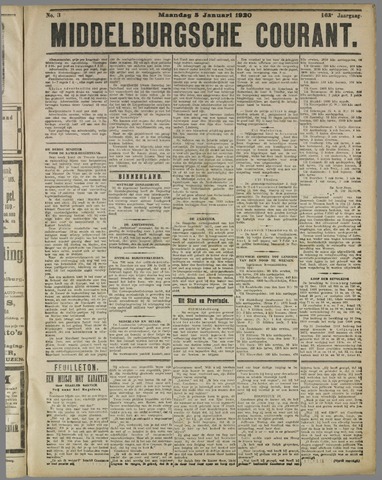 Middelburgsche Courant 1920-01-05