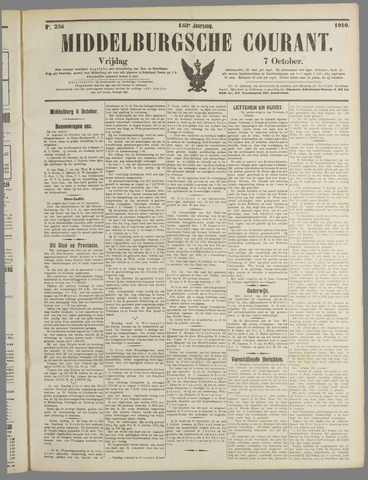 Middelburgsche Courant 1910-10-07