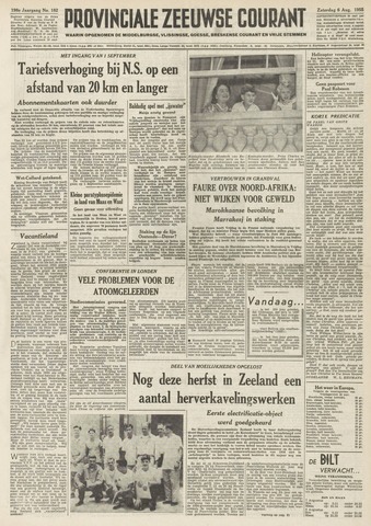 Provinciale Zeeuwse Courant 1955-08-06