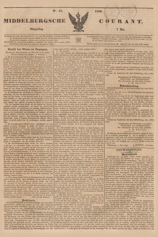 Middelburgsche Courant 1839-05-07
