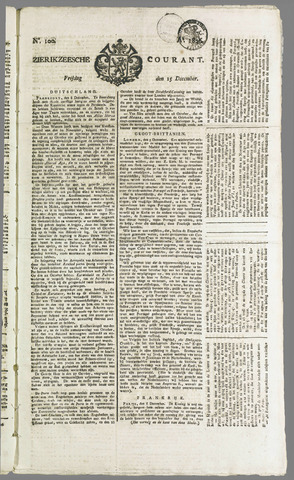 Zierikzeesche Courant 1826-12-15