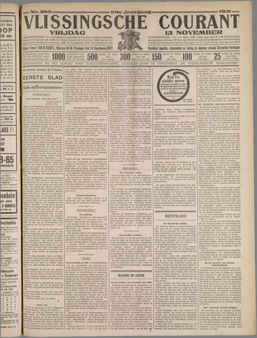 Vlissingse Courant 1931-11-13