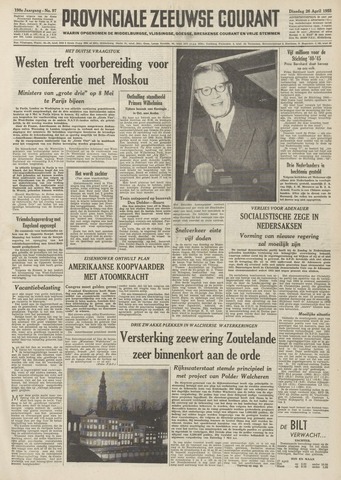 Provinciale Zeeuwse Courant 1955-04-26