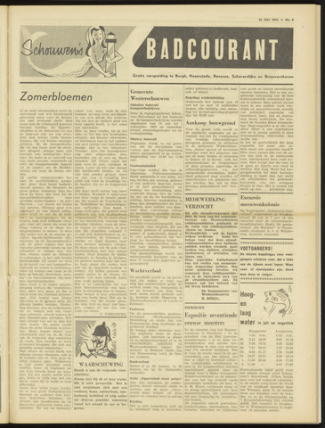 Schouwen's Badcourant 1963-07-26