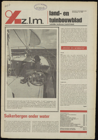 Zeeuwsch landbouwblad ... ZLM land- en tuinbouwblad 1978-11-03