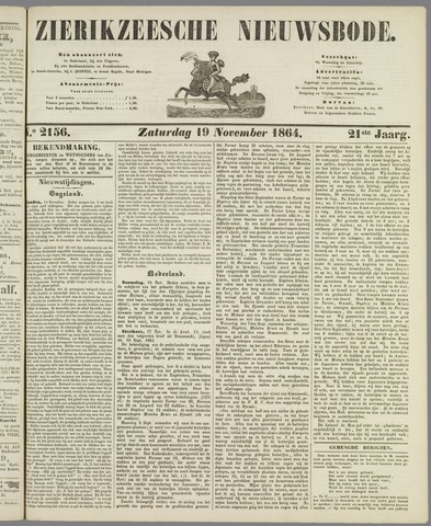 Zierikzeesche Nieuwsbode 1864-11-19