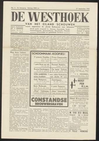 Schouwen's Badcourant 1935-09-27