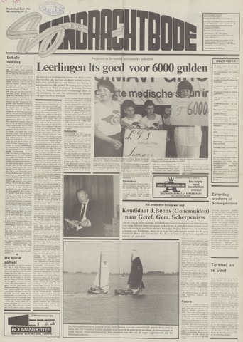 Eendrachtbode /Mededeelingenblad voor het eiland Tholen 1984-07-12