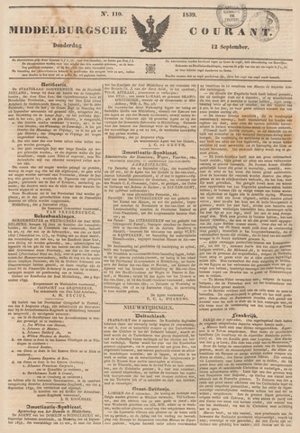 Middelburgsche Courant 1839-09-12