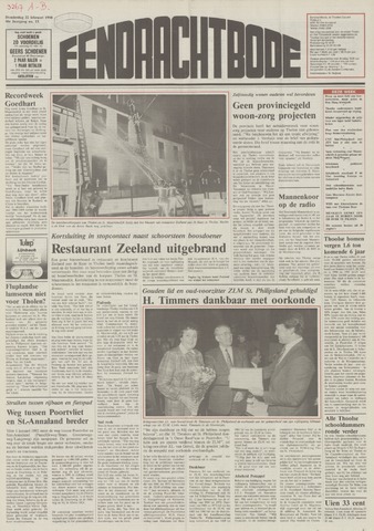 Eendrachtbode /Mededeelingenblad voor het eiland Tholen 1990-02-22