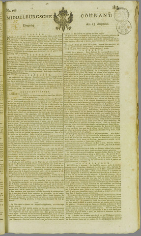 Middelburgsche Courant 1815-08-15