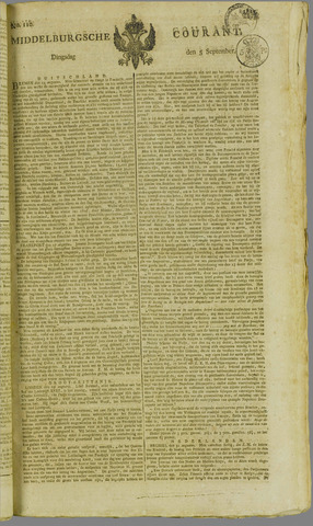 Middelburgsche Courant 1815-09-05