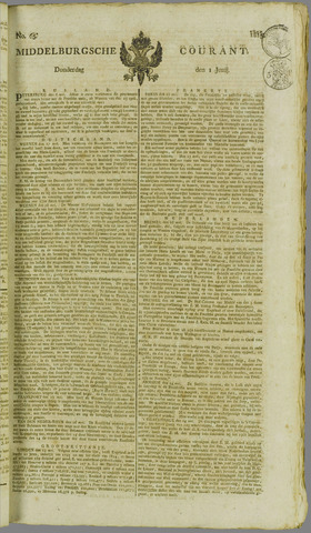 Middelburgsche Courant 1815-06-01
