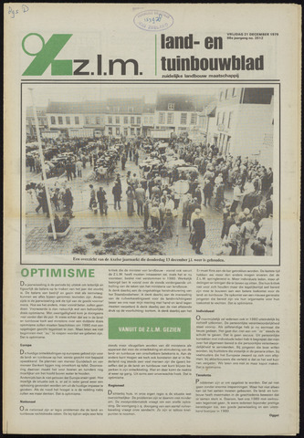 Zeeuwsch landbouwblad ... ZLM land- en tuinbouwblad 1979-12-21
