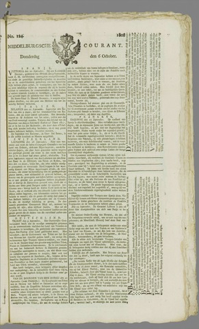 Middelburgsche Courant 1808-10-06