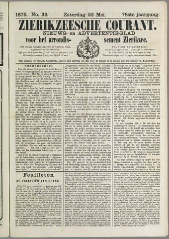 Zierikzeesche Courant 1875-05-22