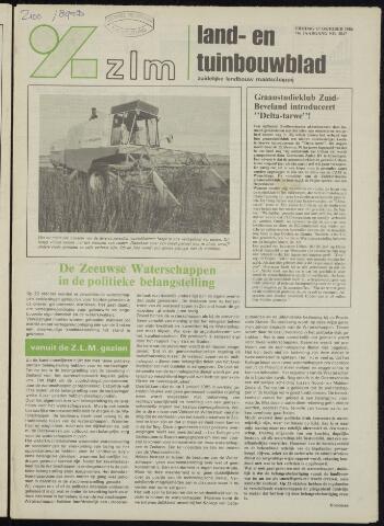 Zeeuwsch landbouwblad ... ZLM land- en tuinbouwblad 1986-10-17