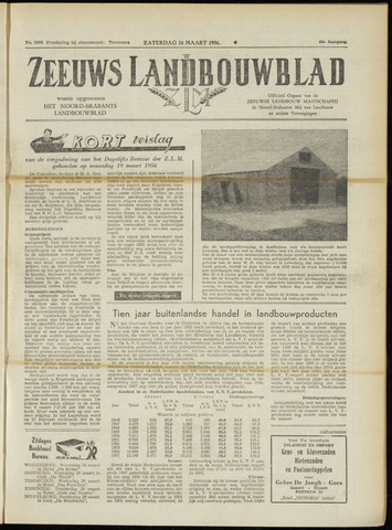 Zeeuwsch landbouwblad ... ZLM land- en tuinbouwblad 1956-03-24