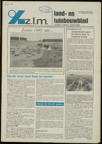 Zeeuwsch landbouwblad ... ZLM land- en tuinbouwblad 1980-07-18
