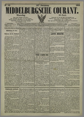 Middelburgsche Courant 1894-06-18